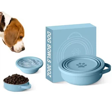 Mangkuk Perjalanan Anjing 2 in 1 khusus